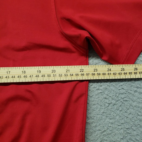 FootJoy FJ‎ Shirt Mens Medium Red Short Sleeve Golf Outdoors Sports Logo - Picture 13 of 15